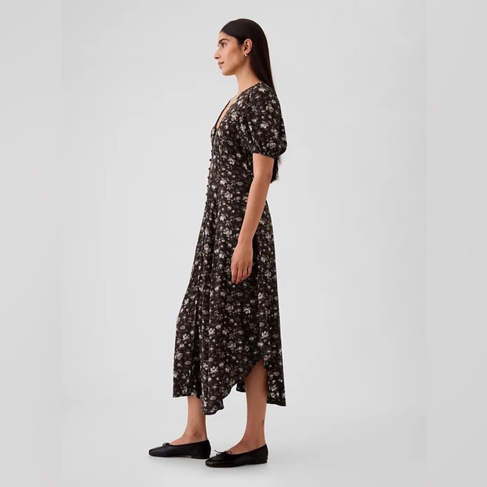 Brown floral gap dress